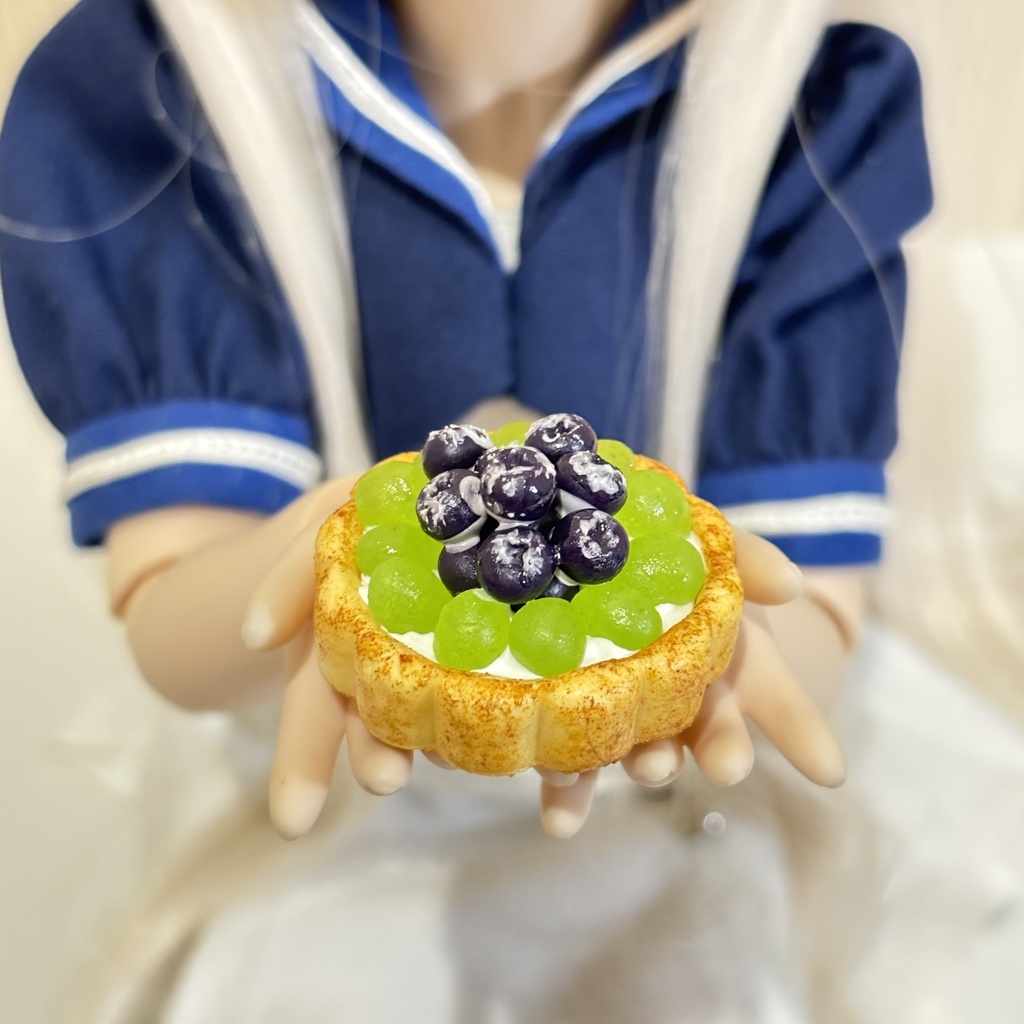 【1/3,4,6サイズ】マスカットとブルーベリーのタルト