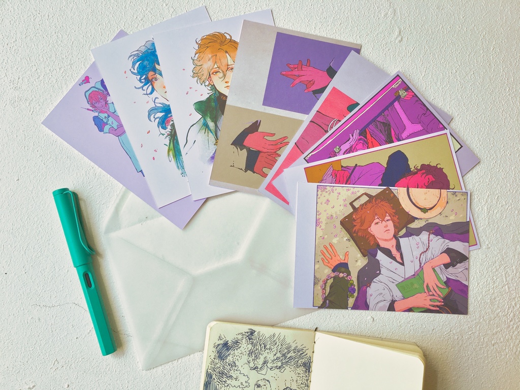 帝幻 イラストポストカードセット #1