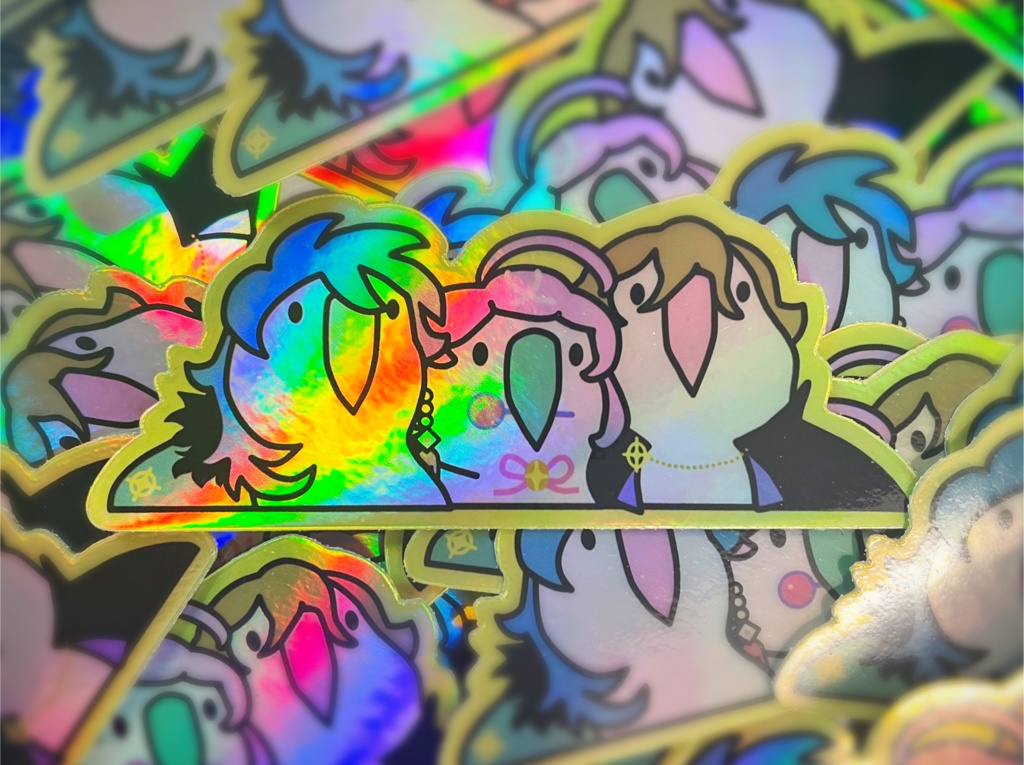 Fling Posse Parrot Sticker (フリングポッセ・パロットステッカー)