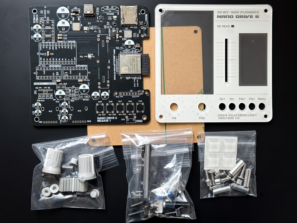 NanoDrive 6 (組み立てキットリリース2・YM2612/3438別売)