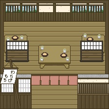 【ピクスク用】わらび餅屋【店舗外観画像素材】