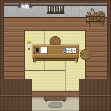 【ピクスク用】和室【店舗外観画像素材】