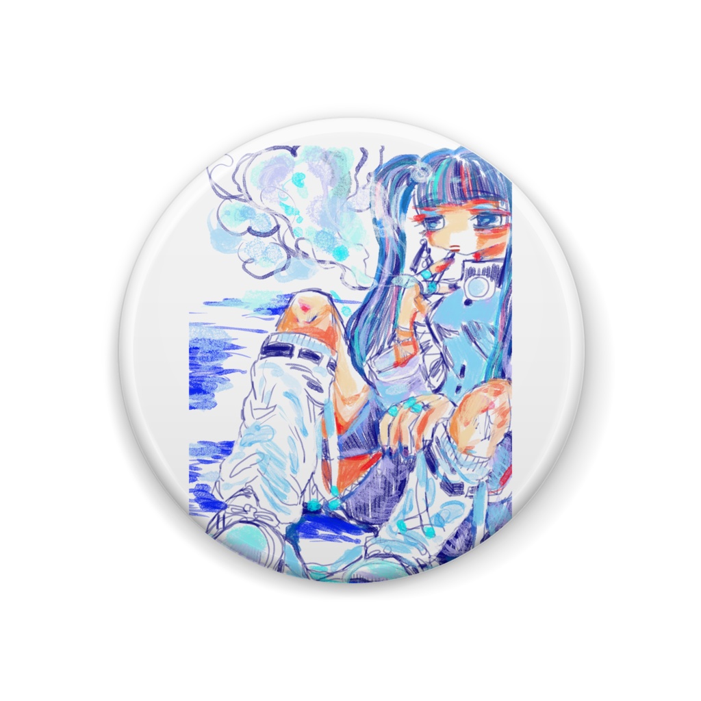 じべたすとりーと缶バッチ