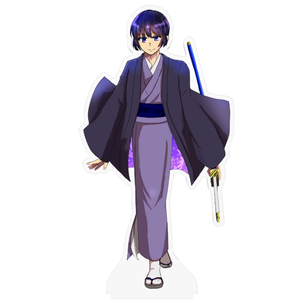 久遠旭日アクリルフィギュア (台座クリア)