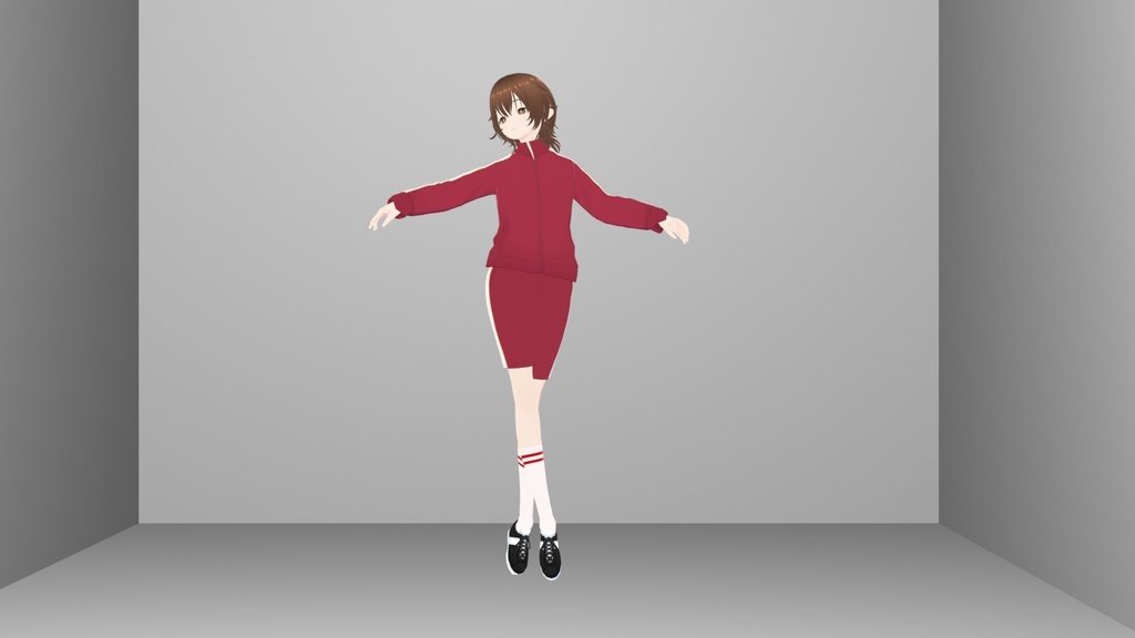 [Blender][VRM][Void]バレエのポーズアセット(9個入り)