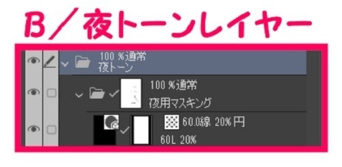【マンガ背景用素材】【遊園地】K_アトラクション_SBS②【夜/昼/トーンなしセット】【3変化対応】