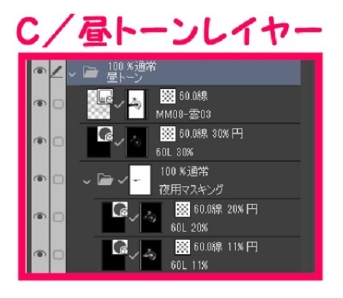 【マンガ背景用素材】【遊園地】K_アトラクション_SF②【夜/昼/トーンなしセット】【3変化対応】