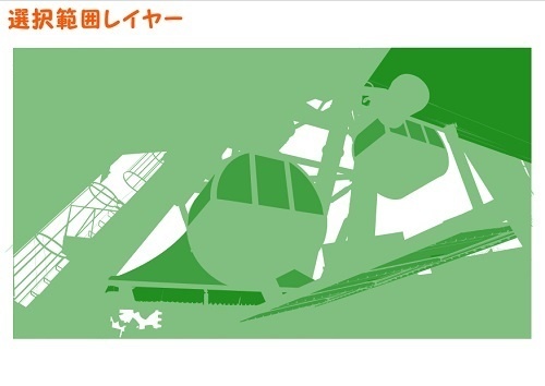 【マンガ背景用素材】【遊園地】K_観覧車⑬【夜/昼/トーンなしセット】【3変化対応】