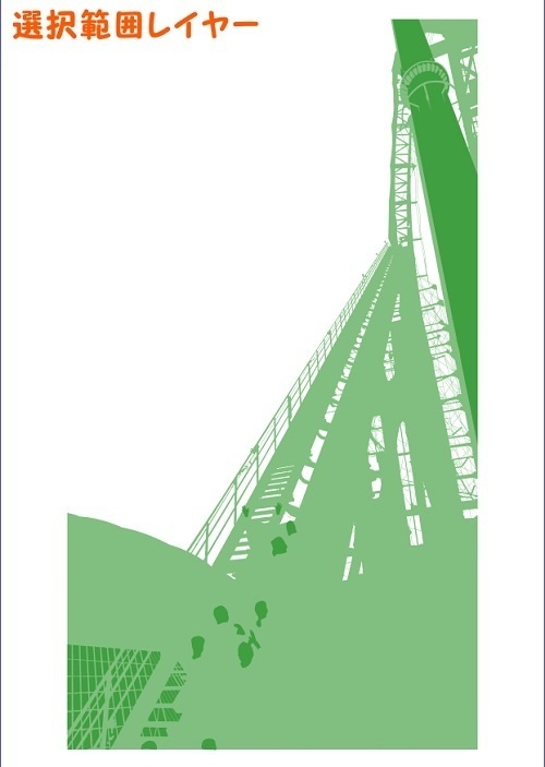 【マンガ背景用素材】【遊園地】K_コースター⑦【夜/昼/トーンなしセット】【3変化対応】