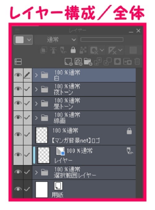 【マンガ背景用素材】【コンビニ】F_外観_6【夜/昼/トーンなしセット】【3変化対応】【zip転送で中身はclipファィル】