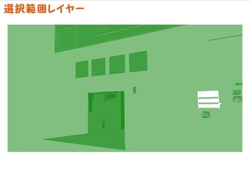 【マンガ背景用素材】【ドラッグストア】W_外観_17【夜/昼/トーンなしセット】【3変化対応】【zip転送で中身はclipファィル】