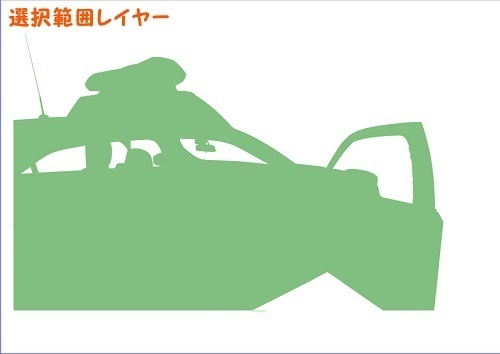 【マンガ背景用素材】【警察】パトカーB⑰【夜/昼/トーンなしセット】【3変化対応】【zip転送で中身はclipファィル】