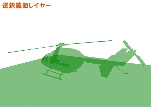 【マンガ背景用素材】【警察】ヘリコプターB①【夜/昼/トーンなしセット】【3変化対応】【zip転送で中身はclipファィル】