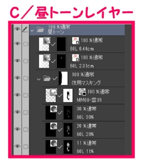 【マンガ背景用素材】【警察】ヘリコプターC④【夜/昼/トーンなしセット】【3変化対応】【zip転送で中身はclipファィル】