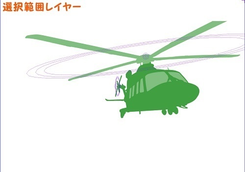 【マンガ背景用素材】【警察】ヘリコプターC⑤【夜/昼/トーンなしセット】【3変化対応】【zip転送で中身はclipファィル】