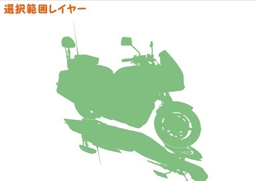 【マンガ背景用素材】【警察】白バイA⑥【夜/昼/トーンなしセット】【3変化対応】【zip転送で中身はclipファィル】