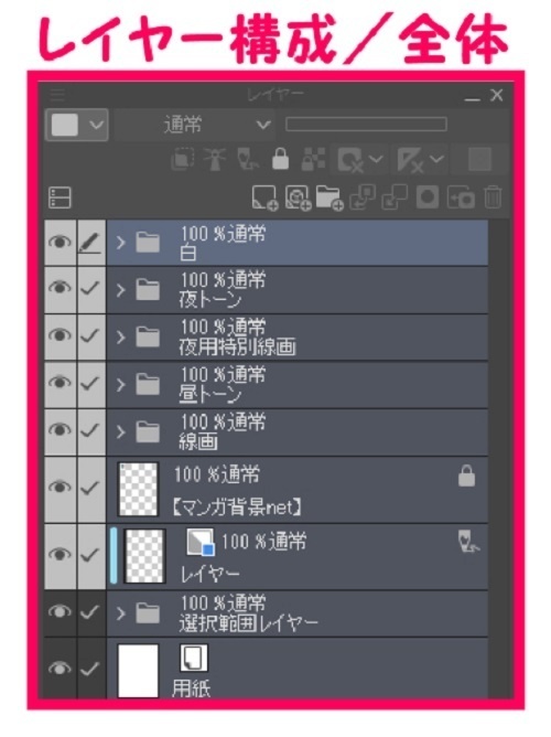 【マンガ背景用素材】【病院】(大)外観_22【夜/昼/トーンなしセット】【3変化対応】【zip転送で中身はclipファィル】