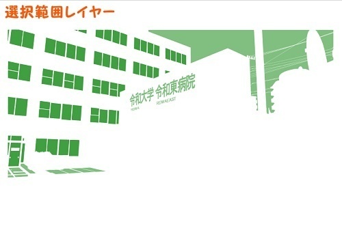 【マンガ背景用素材】【病院】(大)外観_22【夜/昼/トーンなしセット】【3変化対応】【zip転送で中身はclipファィル】