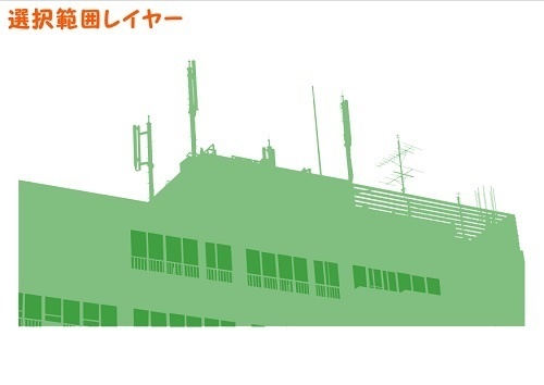【マンガ背景用素材】【病院】(大)外観⑩【夜/昼/トーンなしセット】【3変化対応】【zip転送で中身はclipファィル】