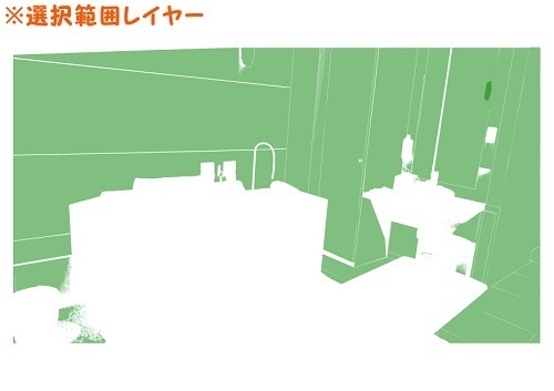 【マンガ背景用素材】【病院】病室A_個室_ベッド⑦【夜/昼/トーンなしセット】【3変化対応】【zip転送で中身はclipファィル】