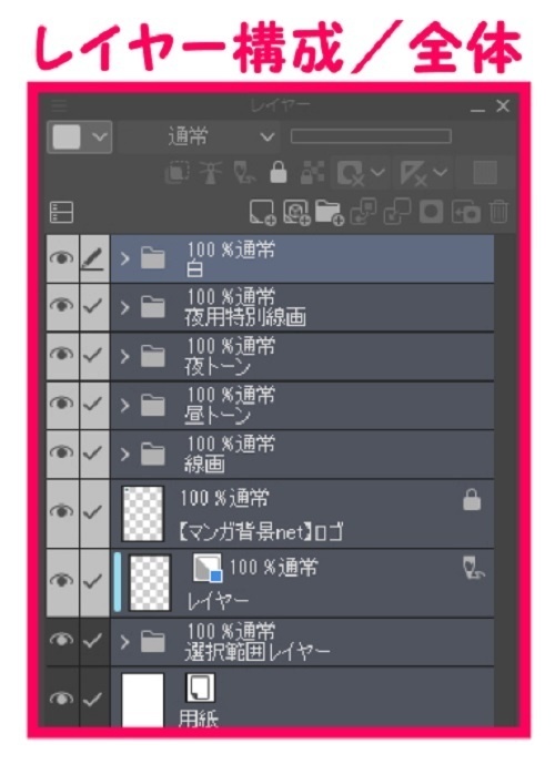【マンガ背景用素材】【病院】(大)外観⑫【夜/昼/トーンなしセット】【3変化対応】【zip転送で中身はclipファィル】