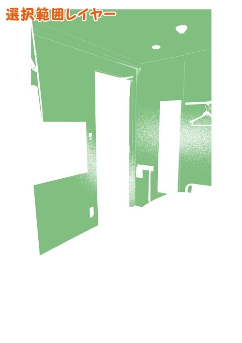 【マンガ背景用素材】【ホテル】W_部屋⑧【夜/昼/トーンなしセット】【3変化対応】【zip転送で中身はclipファィル】