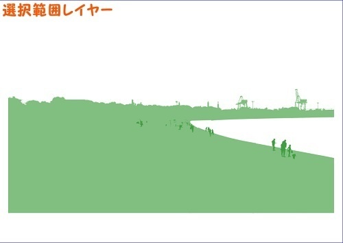 【マンガ背景用素材】【海】砂浜A②【夜/昼/トーンなしセット】【3変化対応】【zip転送で中身はclipファィル】