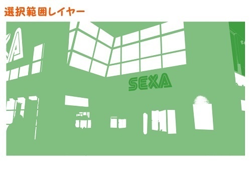 【マンガ背景用素材】【池袋】ゲームセンター②【夜/昼/トーンなしセット】【3変化対応】【zip転送で中身はclipファィル】