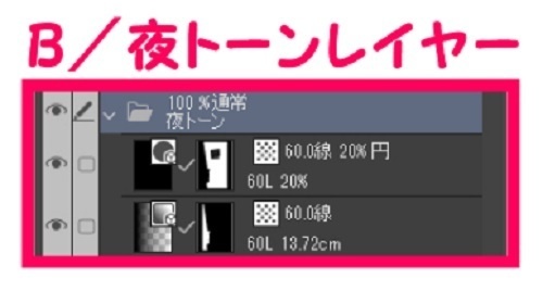 【マンガ背景用素材】【池袋】池袋駅東口駅前④【夜/昼/トーンなしセット】【3変化対応】【zip転送で中身はclipファィル】