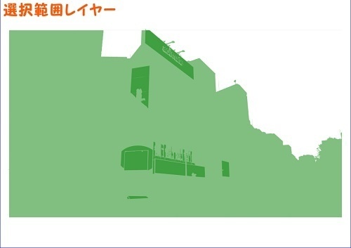 【マンガ背景用素材】【池袋】乙女ロード①【夜/昼/トーンなしセット】【3変化対応】【zip転送で中身はclipファィル】