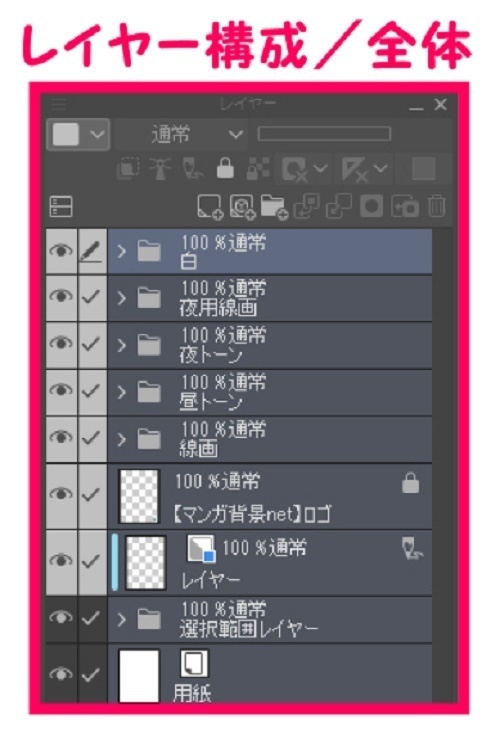 【マンガ背景用素材】【川】中川⑧【夜/昼/トーンなしセット】【3変化対応】【zip転送で中身はclipファィル】