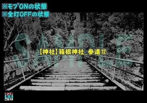 【マンガ背景用素材】【神社】箱根神社_参道⑫【夜/昼/トーンなしセット】【3変化対応】【zip転送で中身はclipファィル】
