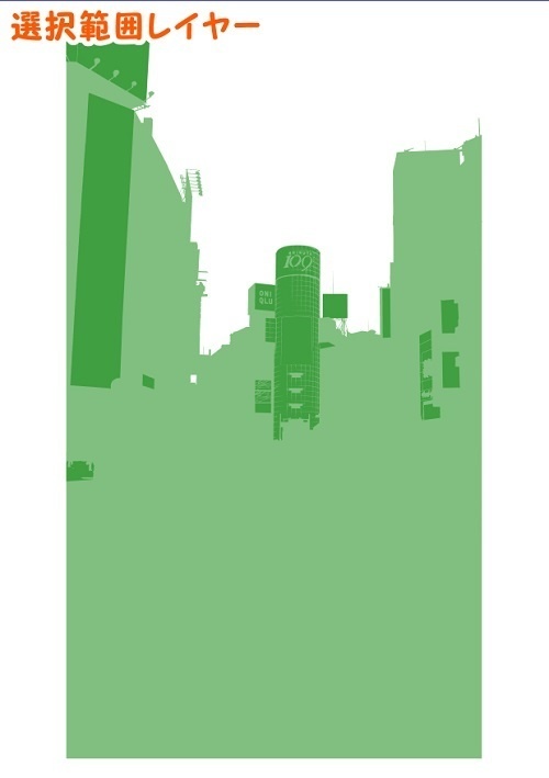 【マンガ背景用素材】【渋谷】街並み④【夜/昼/トーンなしセット】【3変化対応】【zip転送で中身はclipファィル】