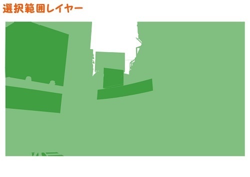 【マンガ背景用素材】【渋谷】センター街④【夜/昼/トーンなしセット】【3変化対応】【zip転送で中身はclipファィル】