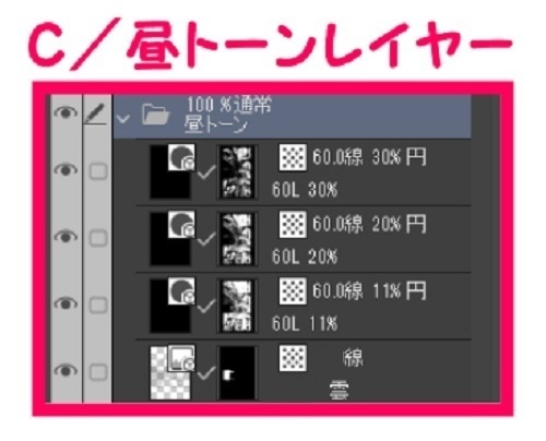 【マンガ背景用素材】【渋谷】センター街④【夜/昼/トーンなしセット】【3変化対応】【zip転送で中身はclipファィル】