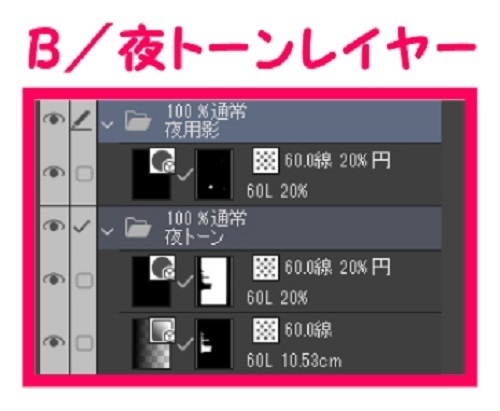 【マンガ背景用素材】【渋谷】街並み③【夜/昼/トーンなしセット】【3変化対応】【zip転送で中身はclipファィル】