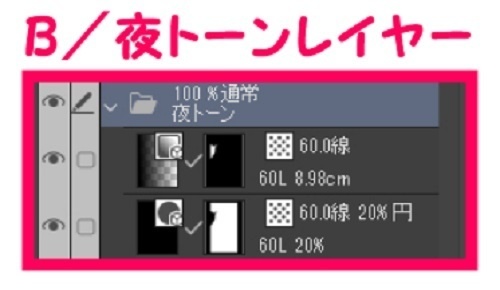 【マンガ背景用素材】【渋谷】路地裏①【夜/昼/トーンなしセット】【3変化対応】【zip転送で中身はclipファィル】