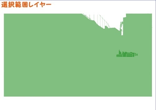 【マンガ背景用素材】【渋谷】路地裏①【夜/昼/トーンなしセット】【3変化対応】【zip転送で中身はclipファィル】