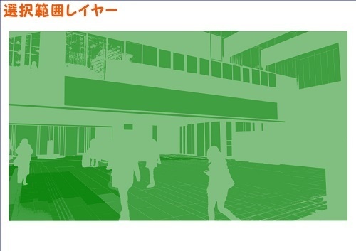 【マンガ背景用素材】【渋谷】再開発ビルH④【夜/昼/トーンなしセット】【3変化対応】【zip転送で中身はclipファィル】