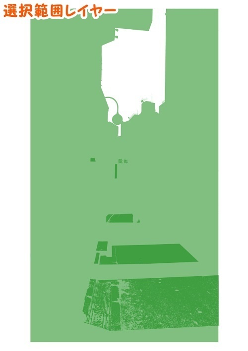 【マンガ背景用素材】【渋谷】路地裏②【夜/昼/トーンなしセット】【3変化対応】【zip転送で中身はclipファィル】