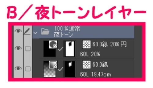 【マンガ背景用素材】【渋谷】路地裏②【夜/昼/トーンなしセット】【3変化対応】【zip転送で中身はclipファィル】