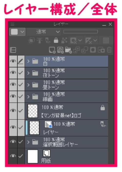 【マンガ背景用素材】【渋谷】路地裏④【夜/昼/トーンなしセット】【3変化対応】【zip転送で中身はclipファィル】