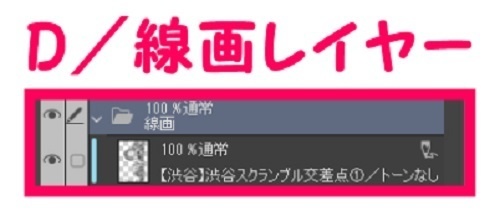 【マンガ背景用素材】【渋谷】スクランブル交差点①【夜/昼/トーンなしセット】【3変化対応】【zip転送で中身はclipファィル】