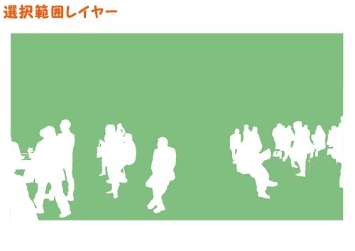 【マンガ背景用素材】【渋谷】モヤイ像①【夜/昼/トーンなしセット】【3変化対応】【zip転送で中身はclipファィル】