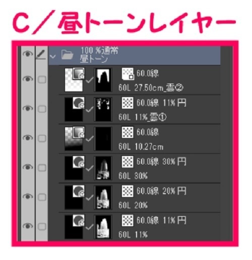 【マンガ背景用素材】【東京】東京駅前ビル①【夜/昼/トーンなしセット】【3変化対応】【zip転送で中身はclipファィル】