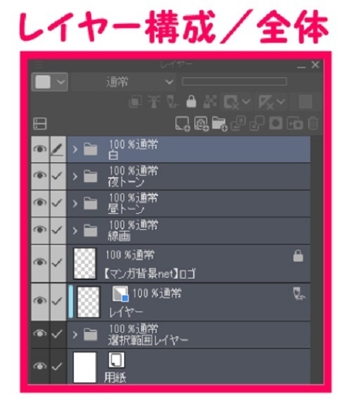 【マンガ背景用素材】【東京】東京駅前ビル⑮【夜/昼/トーンなしセット】【3変化対応】【zip転送で中身はclipファィル】