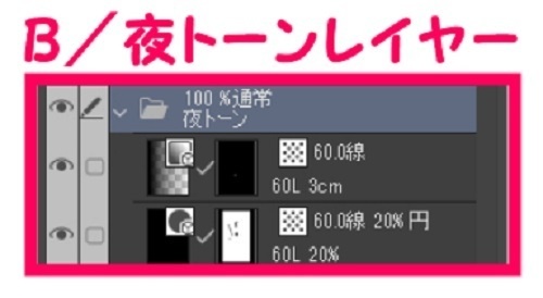 【マンガ背景用素材】【有楽町】高架下⑦【夜/昼/トーンなしセット】【3変化対応】【zip転送で中身はclipファィル】