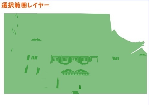 【マンガ背景用素材】【銀座】伝統芸能劇場②【夜/昼/トーンなしセット】【3変化対応】【zip転送で中身はclipファィル】