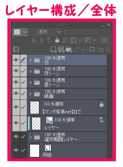 【マンガ背景用素材】【銀座】時計塔①【夜/昼/トーンなしセット】【3変化対応】【zip転送で中身はclipファィル】