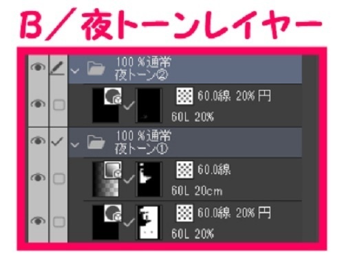 【マンガ背景用素材】【新宿】スタジオ③【夜/昼/トーンなしセット】【3変化対応】【zip転送で中身はclipファィル】